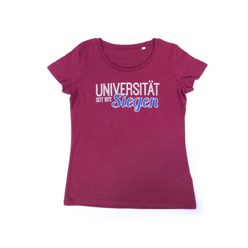 Girlie T-Shirt College burgundy
